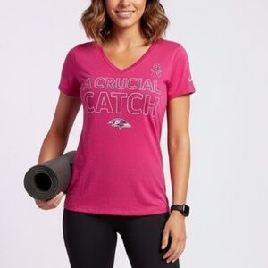 Nike NFL Team Apparel Ravens Breast Cancer Awareness